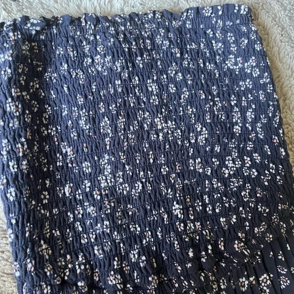 Floral Maxi Dress in Navy Blue - Picture 3 of 3